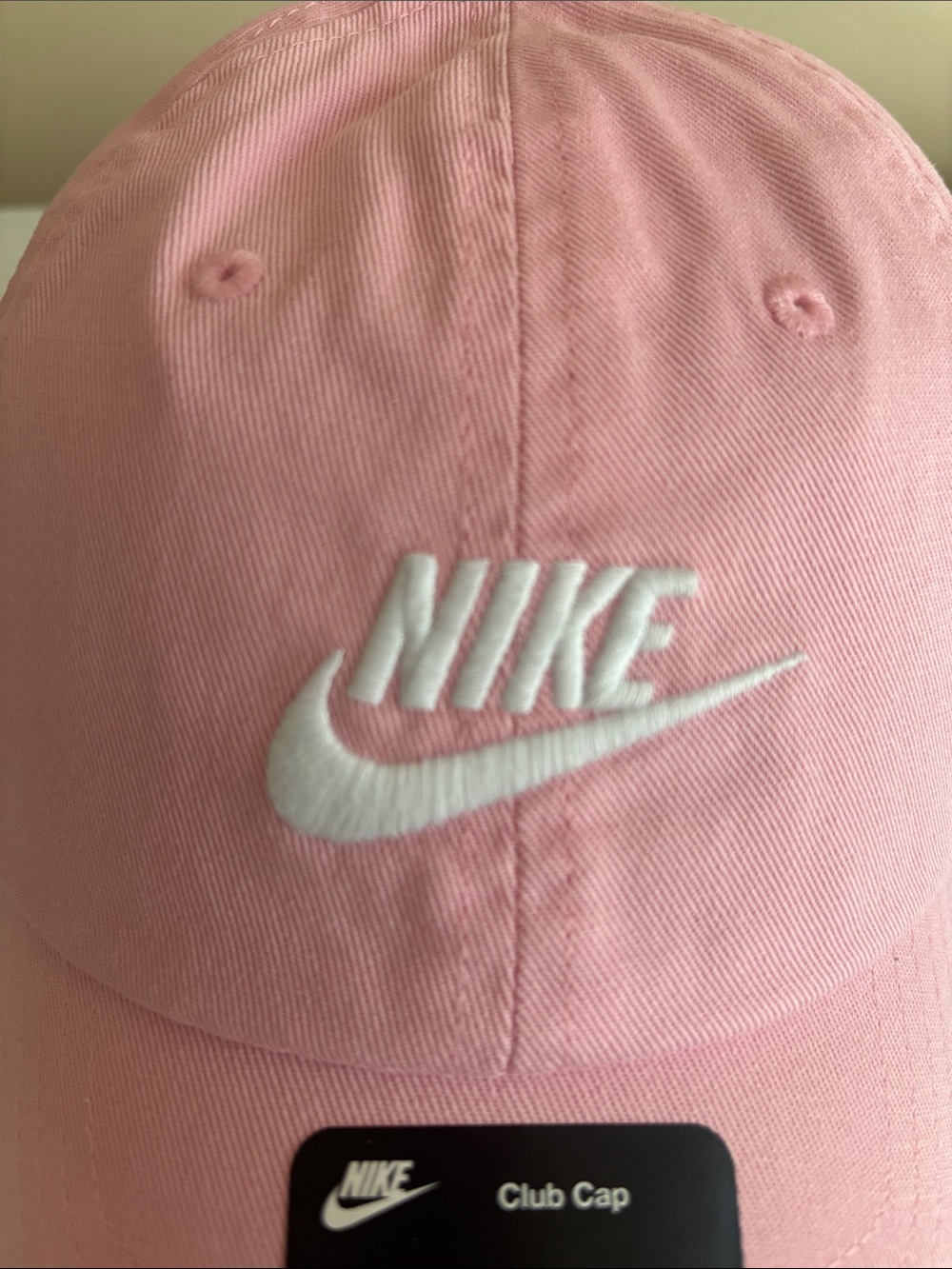 Nike Pink Or Cream Baseball Caps. Pick ONE UNISEX - Picture 3 of 16